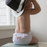 Dream Diaper 3.0 Natural Fiber Pocket Diaper - Basic White