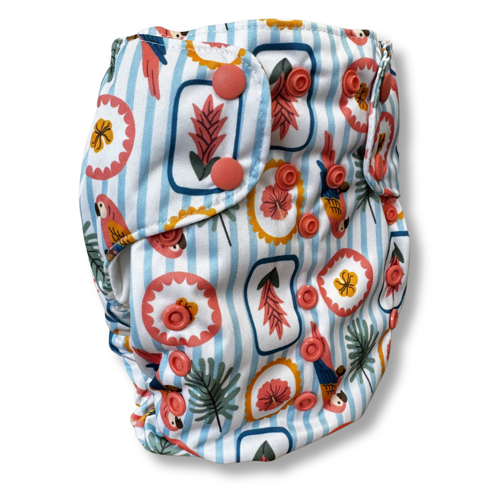 Dream Diaper 3.0 Natural Fiber Pocket Diaper - Island Vibes