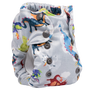 Smart Bottoms - Born Smart 2.0 newborn cloth diaper - Dragon Dreams  - Cute dragon print newborn cloth diaper print - organic cotton cloth diaper