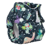 Smart Bottoms - Born Smart 2.0 - Tina llama print - newborn cloth diaper - green llamas print newborn cloth diaper
