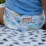 Smart Bottoms - Too Smart Diaper Cover - First Flight - Vintage airplane print diaper cover