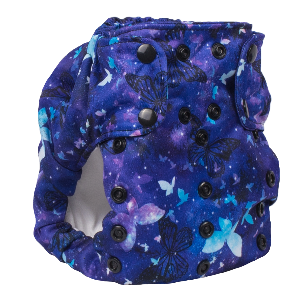 Smart Bottoms - Dream cloth diaper - Little Wings - blue butterflies cloth diaper