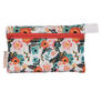 Smart Bottoms - Mini Wet Bag - Ginny Print - waterproof bag - Orange poppy floral print bag