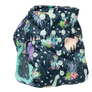 Smart Bottoms - Too Smart cloth diaper cover - all natural cloth diaper - Tina print - llama and succulents cloth diaper cover print