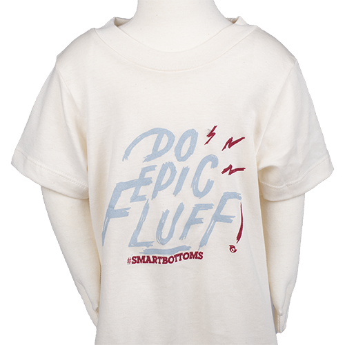 Baby T-Shirt - Epic Fluff - smart bottoms - 100% organic cotton kids t-shirt