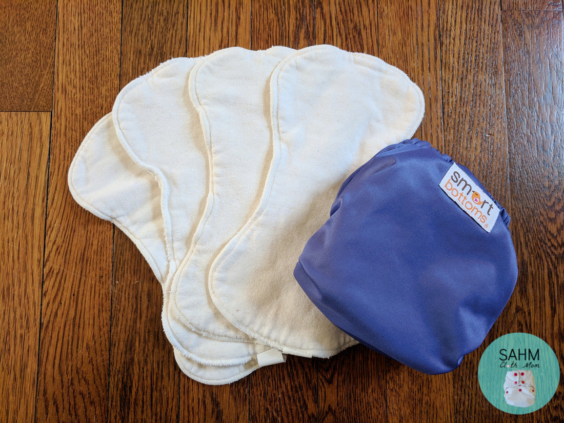 Cloth Diaper hemp insert with a Smart One 3.1 Cloth Diaper