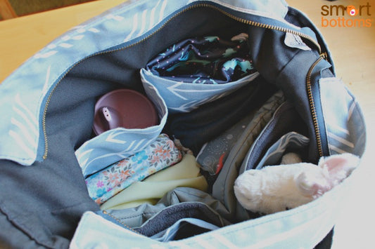 Smart Bottoms haversack diaper bag