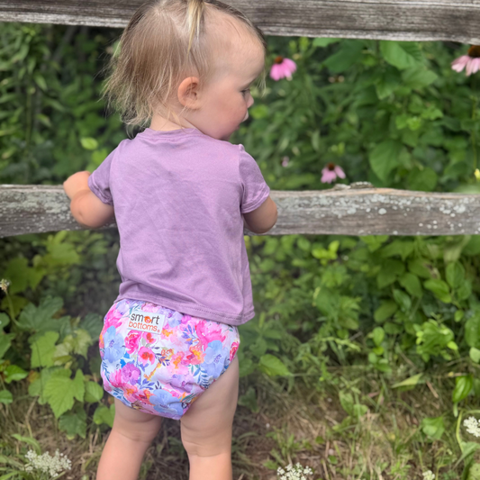 Dream Diaper 3.0 Natural Fiber Pocket Diaper - Gardens