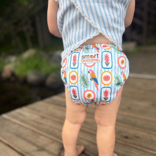 Dream Diaper 3.0 Natural Fiber Pocket Diaper - Island Vibes