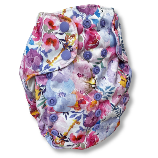 Dream Diaper 3.0 Natural Fiber Pocket Diaper - Gardens