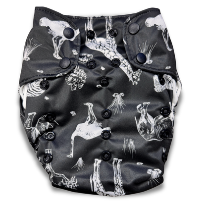 Dream Diaper 3.0 Natural Fiber Pocket Diaper - Safari Adventure