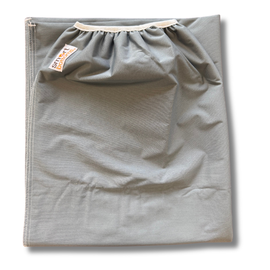 Cloth Diaper Pail Liner - Light Gray
