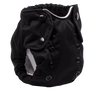 Smart Bottoms - Born Smart 2.0 newborn cloth diaper - Basic Black - Solid black newborn cloth diaper print - organic cotton cloth diaper