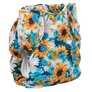 Smart Bottoms - newborn cloth diaper - Born Smart 2.0 - Sunflower print newborn cloth diaper