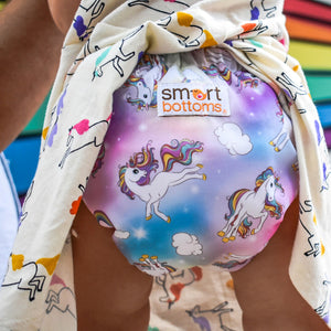 Smart One Cloth Diaper Chasing Rainbows – Smart Bottoms