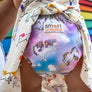 Smart Bottoms - Smart One 3.1 cloth diaper - all natural cloth diaper - Chasing Rainbows print - cute rainbows and unicorns cloth diaper print 