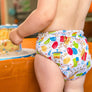 Smart Bottoms - Smart One 3.1 cloth diaper - Birthday Party - Balloons and streamers party print cloth diaper - organic cotton cloth diaper