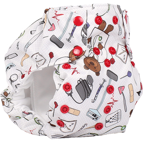 Smart Bottoms - Dream Diaper 2.0 cloth diaper - Doc print cloth diaper -  Organic cotton cloth diaper