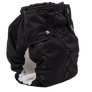 Smart Bottoms - Dream Diaper 2.0 cloth diaper - Basic Black color cloth diaper -  Organic cotton cloth diaper