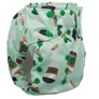 Smart Bottoms - Dream Diaper 2.0 cloth diaper - Daily Grind - green coffee print cloth diaper