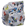 Smart Bottoms - Dream Diaper 2.0 cloth diaper - Dragon Dreams print - organic cotton cloth diaper  - cute dragons cloth diaper