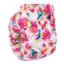 Smart Bottoms - Dream cloth diaper - Shimmer hummingbird and pink floral cloth diaper