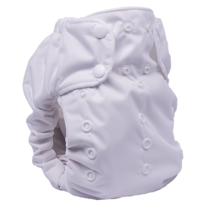 Smart Bottoms - Dream Diaper 2.0 Cloth Diaper - White Cloth Diaper - solid white cloth diaper