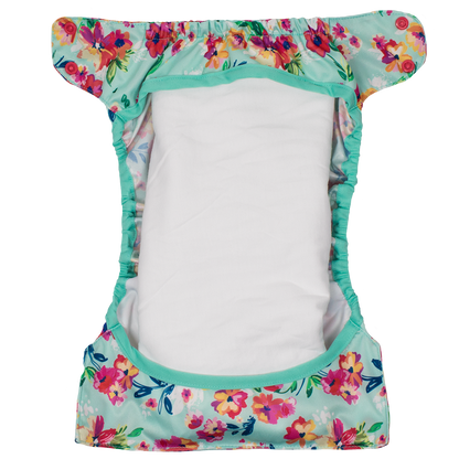 Smart Bottoms - Flat Diaper - hemp viscose and organic cotton fleece diaper - cotton diaper