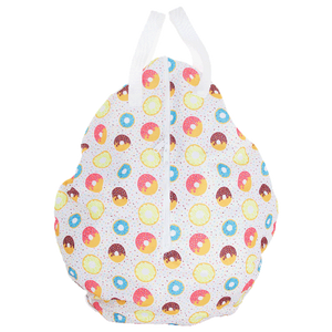 Smart Bottoms - Hanging Wet Bag - cloth diaper storage bag - waterproof cloth diaper bag - Sprinkles print - Donut print