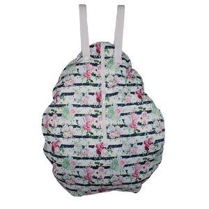 Smart Bottoms - Hanging Wet Bag - cloth diaper storage bag - waterproof cloth diaper bag - Belle Blossom print - floral print