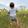 Smart Bottoms - Dream Diaper 2.0 - Cloth diaper - Sunflower print cloth diaper