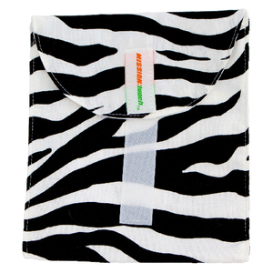 Smart Bottoms - Reusable Sandwich Bag - Zebra print sandwich bag 