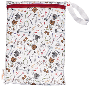 Smart Bottoms - On the Go Mesh Bag - Doc print - cute mesh storage bag - reusable and washable mesh bag - medical bag print