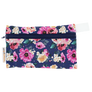 Smart Bottoms - Mini Wet Bag - Petit Bouquet Print - waterproof bag - Blue and purple floral print bag 