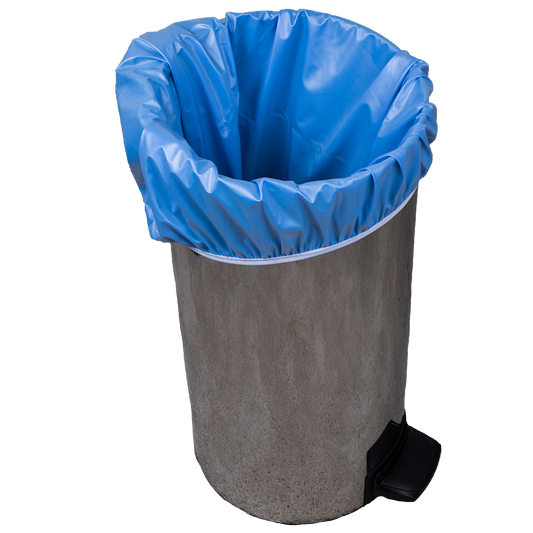 Smart Bottoms - Pail Liner - blue Diaper pail liner - Storm - cloth diaper storage - Reusable garbage can liner bag