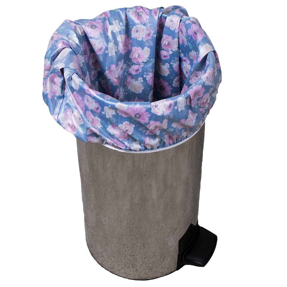 Smart Bottoms - Pail Liner - floral Diaper pail liner - Petit Bouquet - cloth diaper storage - Reusable garbage can bag liner