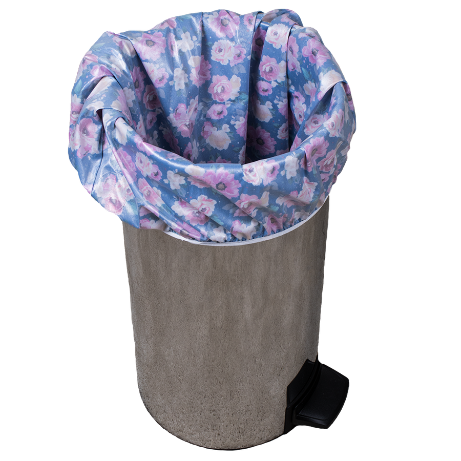 Smart Bottoms - Pail Liner - floral Diaper pail liner - Petit Bouquet - cloth diaper storage - Reusable garbage can bag liner
