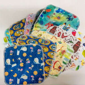 Assorted Cloth Wipes - Prints