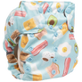 Smart Bottoms - Smart One 3.1 cloth diaper - all natural cloth diaper - Sunnyside print - cute bacon and eggs cloth diaper print 