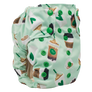 Smart Bottoms - Smart One 3.1 cloth diaper - Daily Grind - Green coffee print cloth diaper