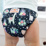 Smart Bottoms - Dream Diaper 2.0 - Tina llama print - Green llamas and succulent print cloth diaper