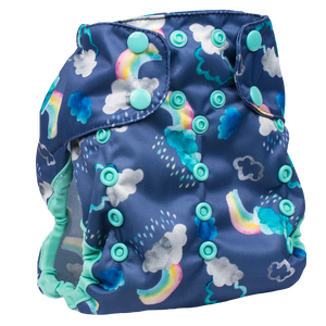 Smart Bottoms' Too Smart Diaper Cover Over the Rainbow