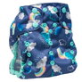 Smart Bottoms Cloth Diapers - Too Smart Diaper Cover - Over the Rainbow - Rainbows and clouds diaper cover print