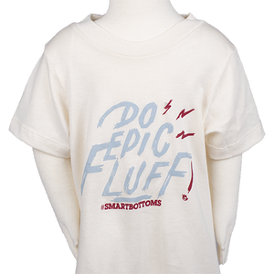 Baby T-Shirt - Epic Fluff - smart bottoms - 100% organic cotton kids t-shirt
