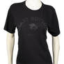 Adult T-shirt - Black on Black Logo - smart bottoms - 100% cotton T-shirt